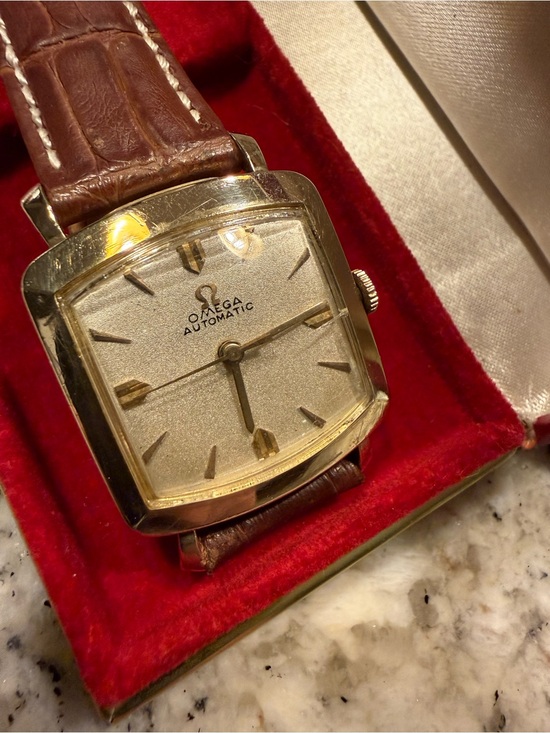 Omega Other - Omega Vintage 14k Gold-Filled 1958 Square Automatic Watch